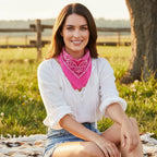 Wicked Costumes Pink Cowboy Bandana - Floral Paisley Design - Why Not Shop