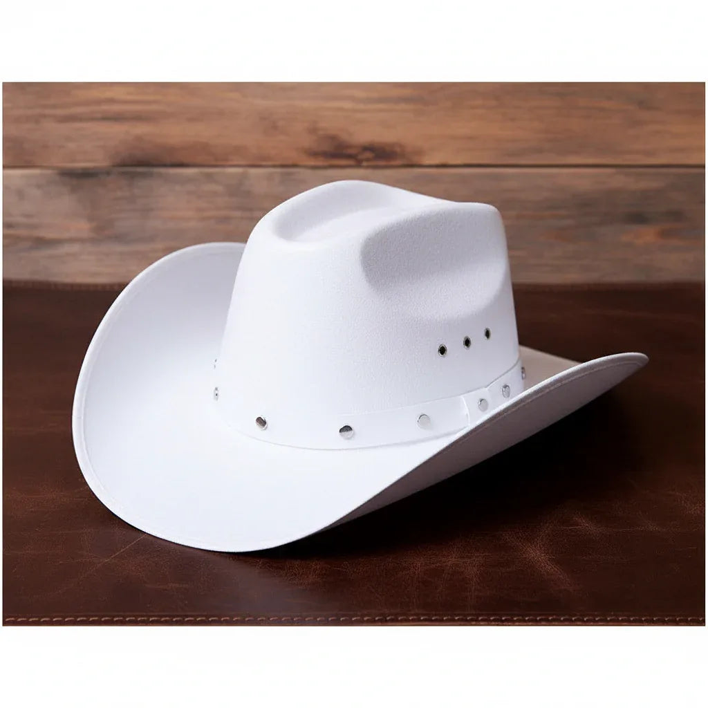 Wicked Costumes Premium White Texan Cowboy Hat for Adults - Why Not Shop