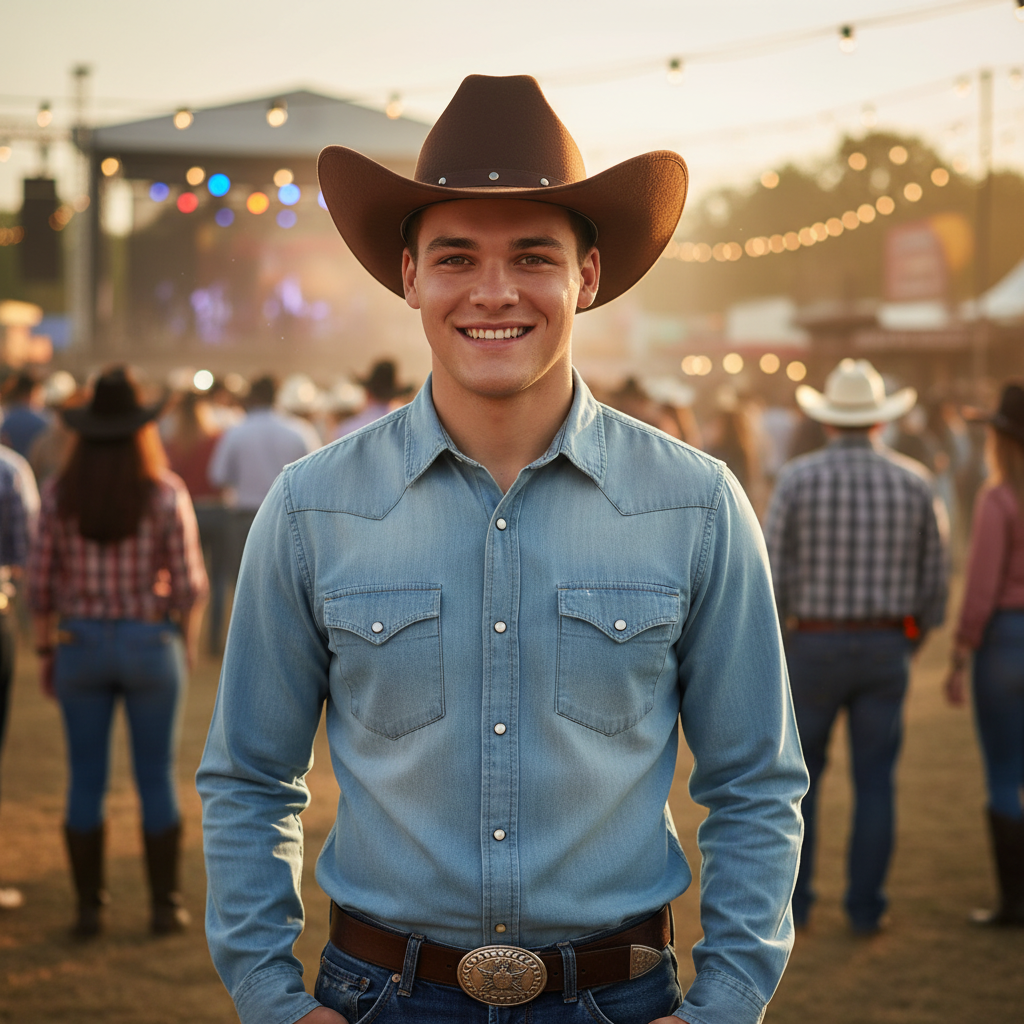 Wicked Costumes Texan Cowboy Hat - Dark Brown for Western Style | Merthyr Tydfil | Why Not Shop Online