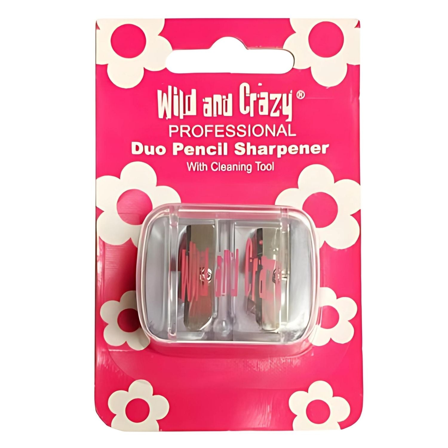 Wild and Crazy Duo Pencil Sharpener With Cleaning Tool | Why Not Shop