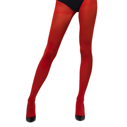 Women's Red Tights Opaque - Pair | Why Not Shop