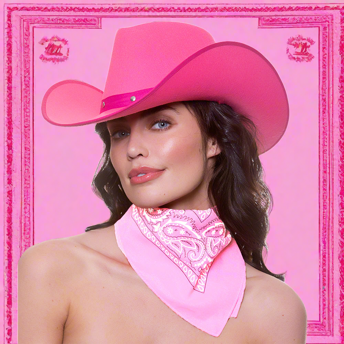 Womens Cowboy Bandanas - Baby Pink | Merthyr Tydfil | Why Not Shop Online