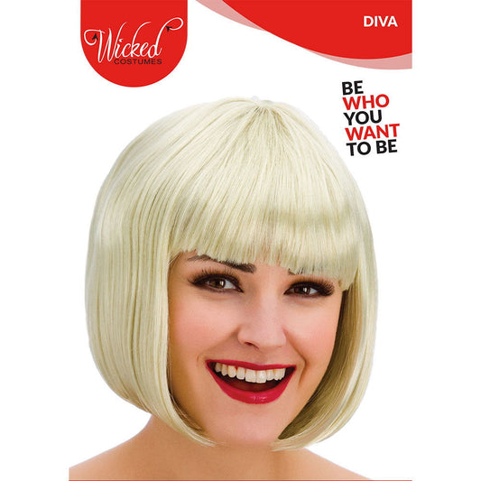 Womens Blonde Diva Bob Wig | Why Not Shop