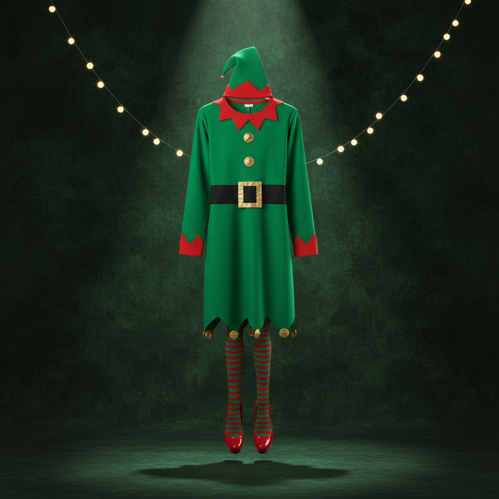 Womens Santa Helper Naughty Elf Costume | Merthyr Tydfil | Why Not Shop Online