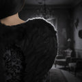 Adult Black Feather Angel Wings 44cm x 34cm - Why Not Shop