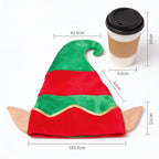 Adults Deluxe Elf Hat with Ears