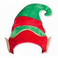 Adults Deluxe Elf Hat with attached ears in green