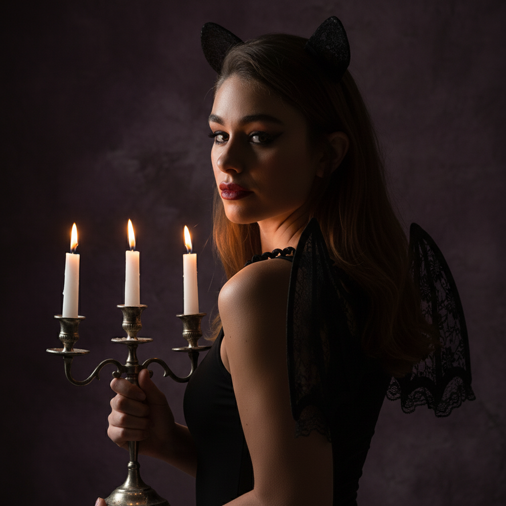 Adults Black Lace Bat Wings & Ears Set | Merthyr Tydfil | Why Not Shop Online