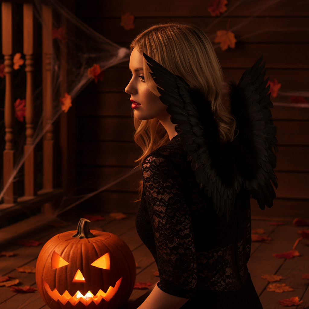 Adults Small Black Feather Angel Wings Wing Span 36x60cm | Merthyr Tydfil | Why Not Shop Online