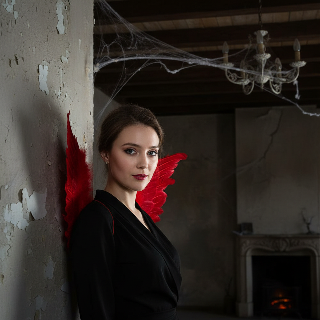 Adults Small Red Feather Angel Wings Wing Span 36x60cm | Merthyr Tydfil | Why Not Shop Online