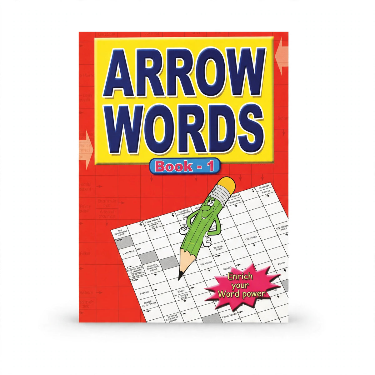 Arrow Words A4 Book with arrow-guided crossword-style grids