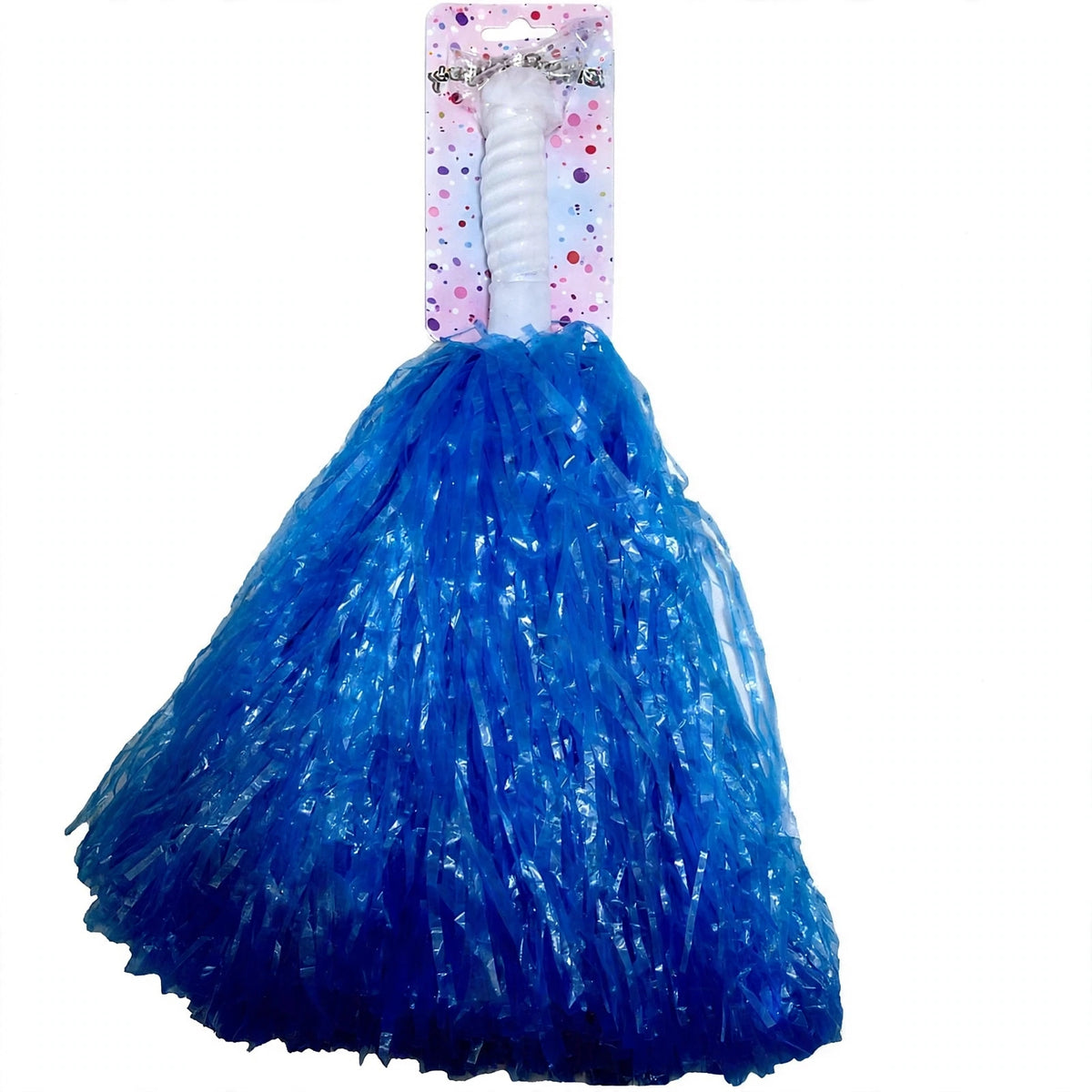 Close-up view of assorted colour cheerleader pom pom