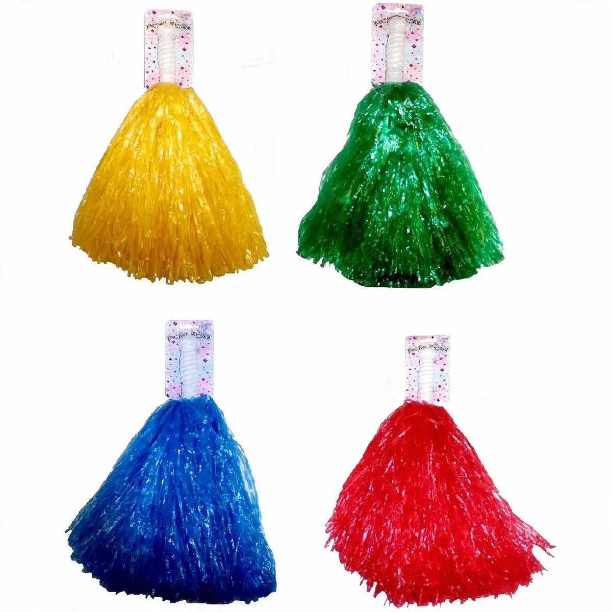 Assorted colour cheerleader pom pom for cheering and routines