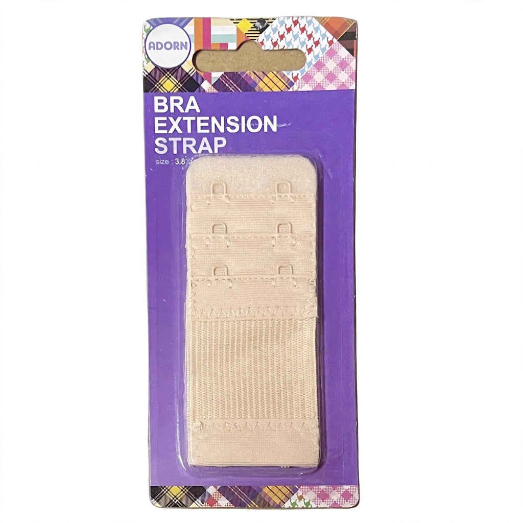 Close-up view of Adorn bra extender strap clip-on hook extension