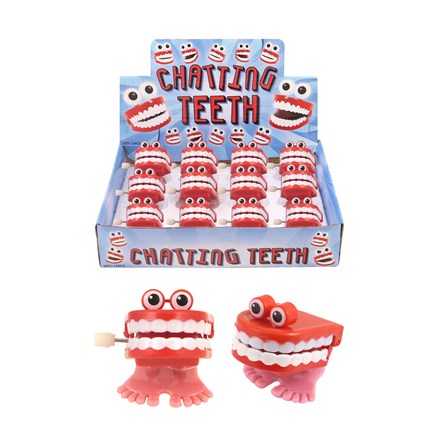 Clockwork Wind Up Chatting Teeth With Eyes - 4cm | Merthyr Tydfil | Why Not Shop Online