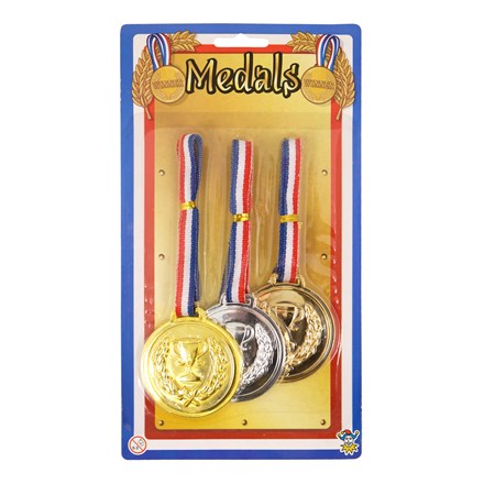 Plastic Award Medals With Neck Cord Bronze/Silver/Gold | Merthyr Tydfil | Why Not Shop Online