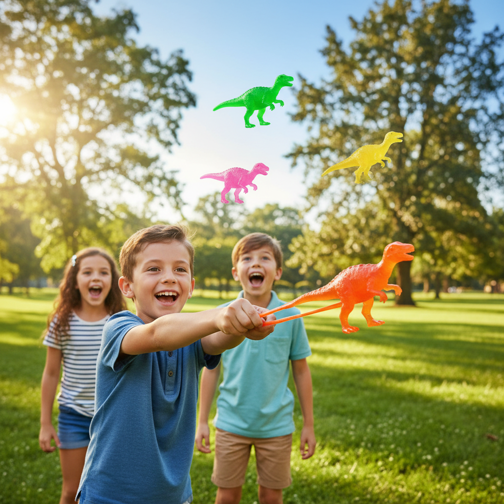 Stretchy Slingshot Dinosaur 11 cm