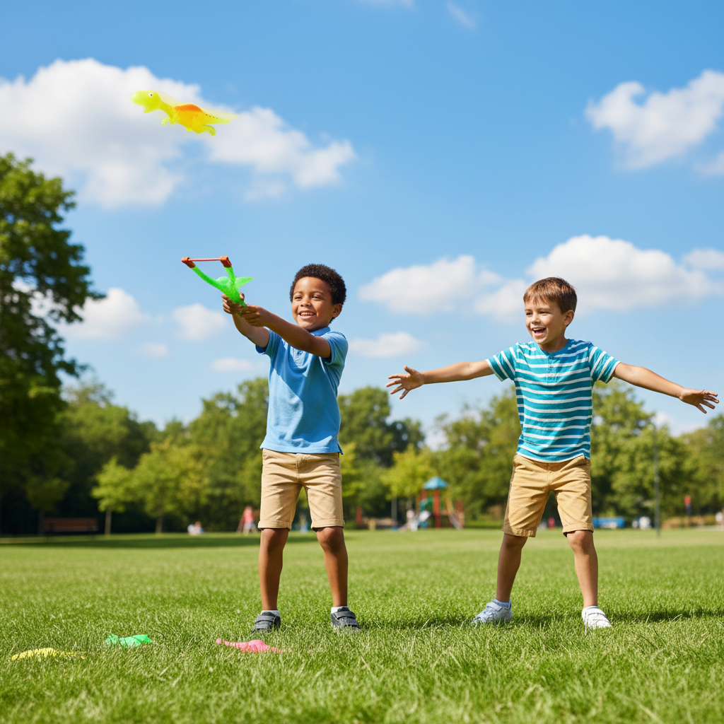 Stretchy Slingshot Dinosaur 11 cm