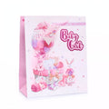 Wraptastic Baby Girl Pink Gift Bag Icons Medium with pink colour and icon print