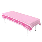 Baby Shower Pink Plastic Table Covers