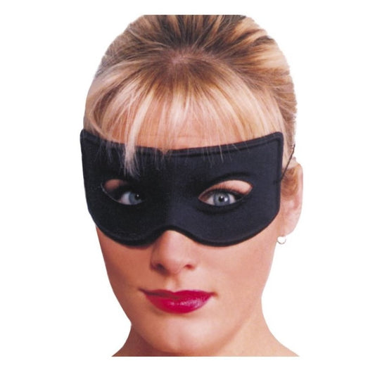 Black Bandit Eye Masks by Smiffys Fancy Dress 94118