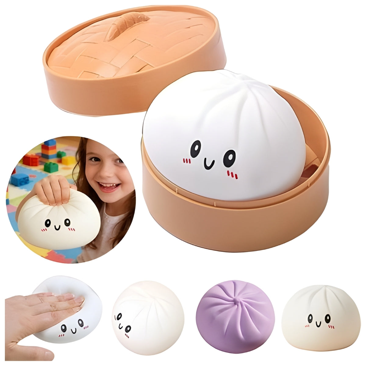 Squishy BAO Dumpling Toy 8.5cm
