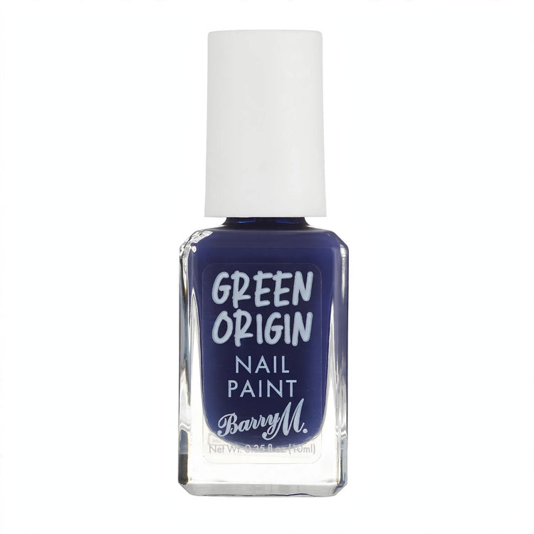 Barry M Navy Blue Green Origin Nail Polish in Night Sky 106 with deep navy blue-green shade