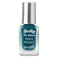 Barry M Ocean Blue Gelly Hi Shine Nail Polish in Huckleberry 244 with high-shine gelly finish