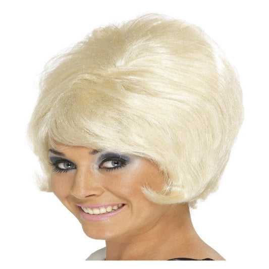 Beehive Blonde Wig for Women - 1960sFancy Dress Accessory