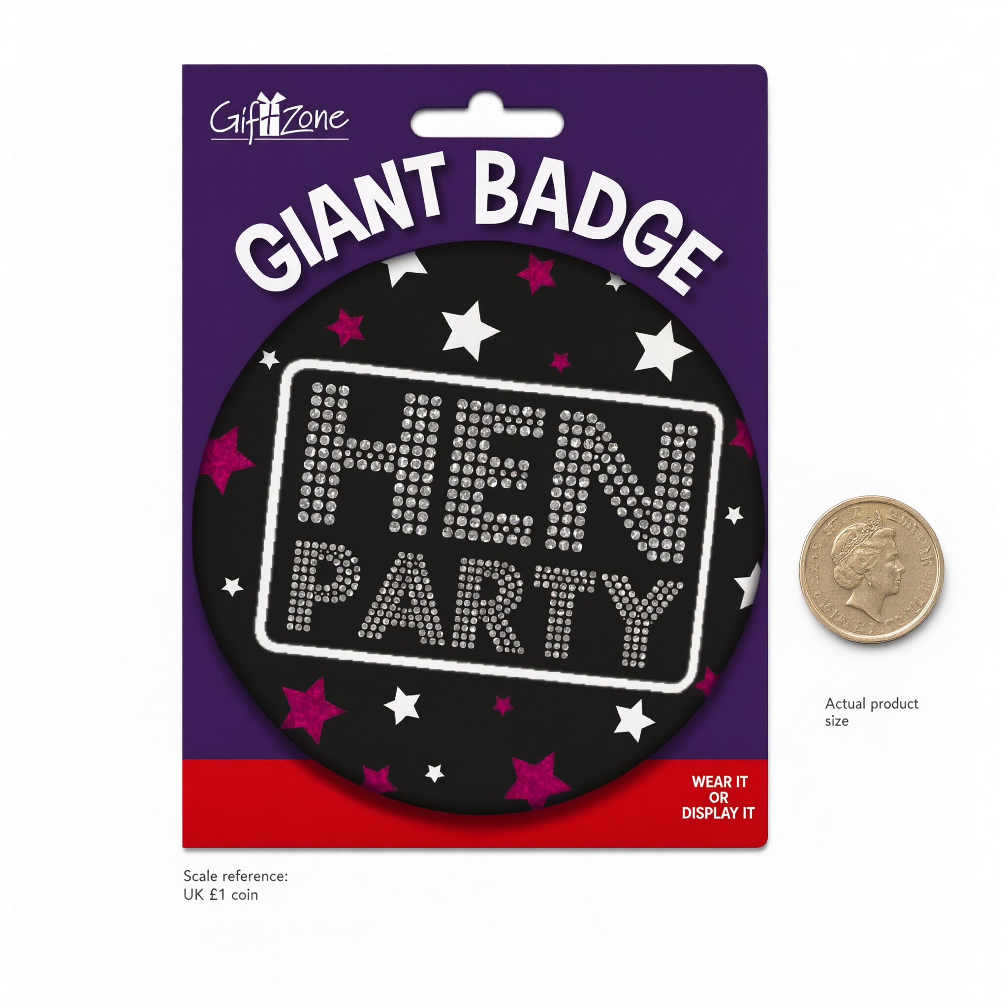 Big Badge Hen Party Bride To Be
