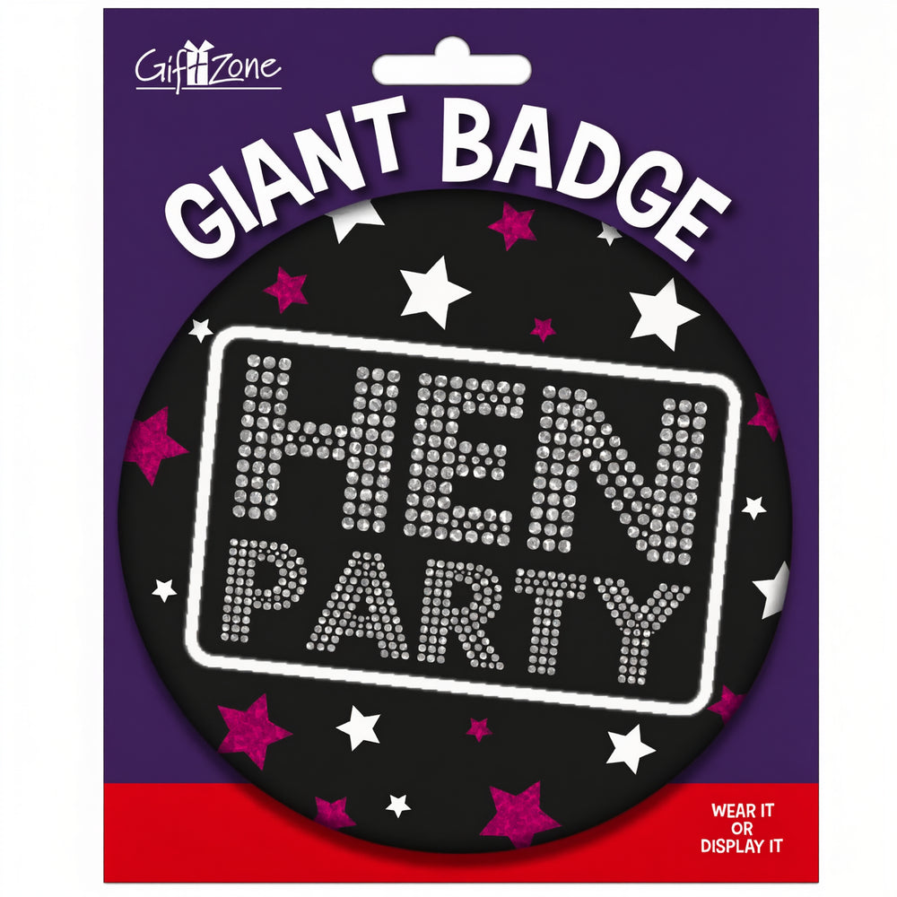 Big Badge Hen Party Bride To Be
