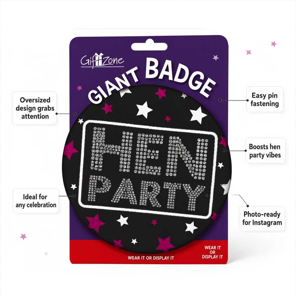 Big Badge Hen Party Bride To Be – product image 2