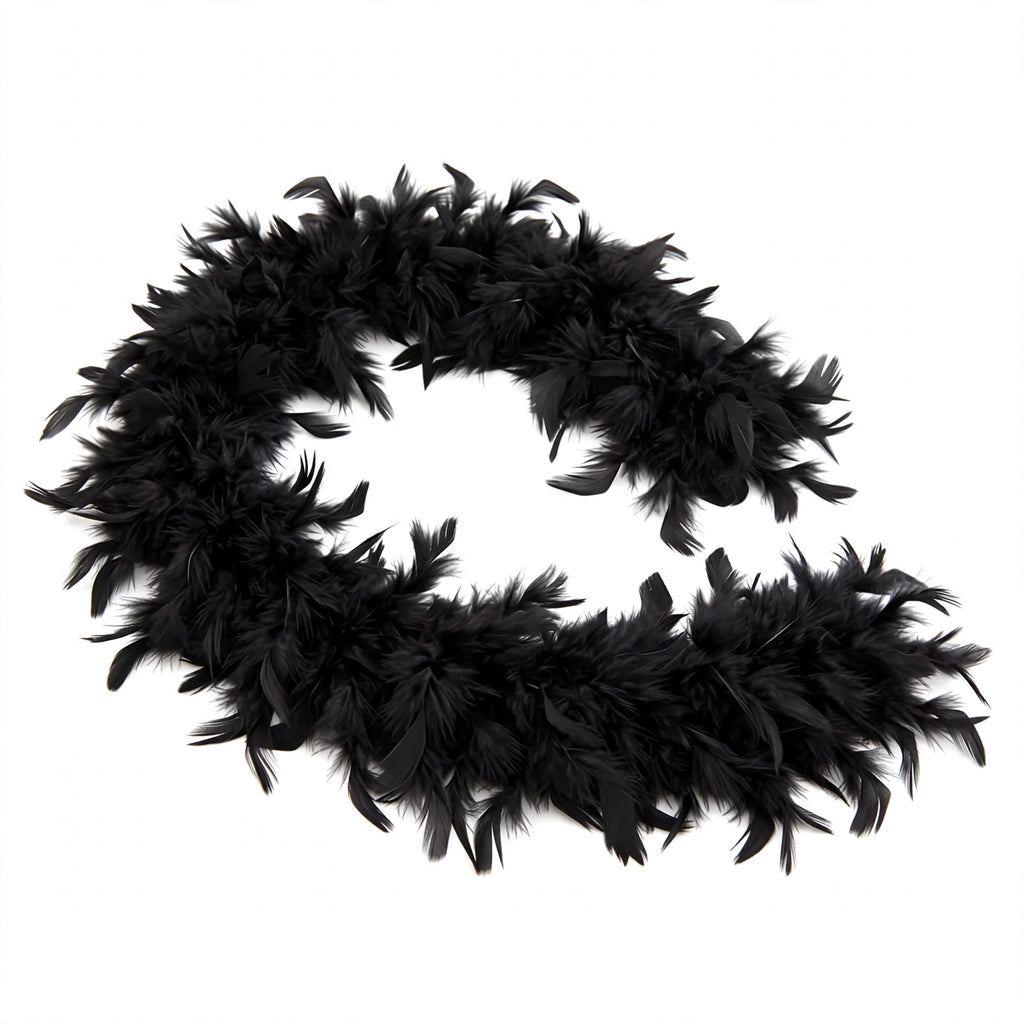 Black Feather Boa 1.7 metres long weighing 60 grams