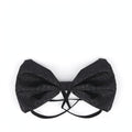 Black Glitter Bow Tie with classic bow-tie shape and glitter finish