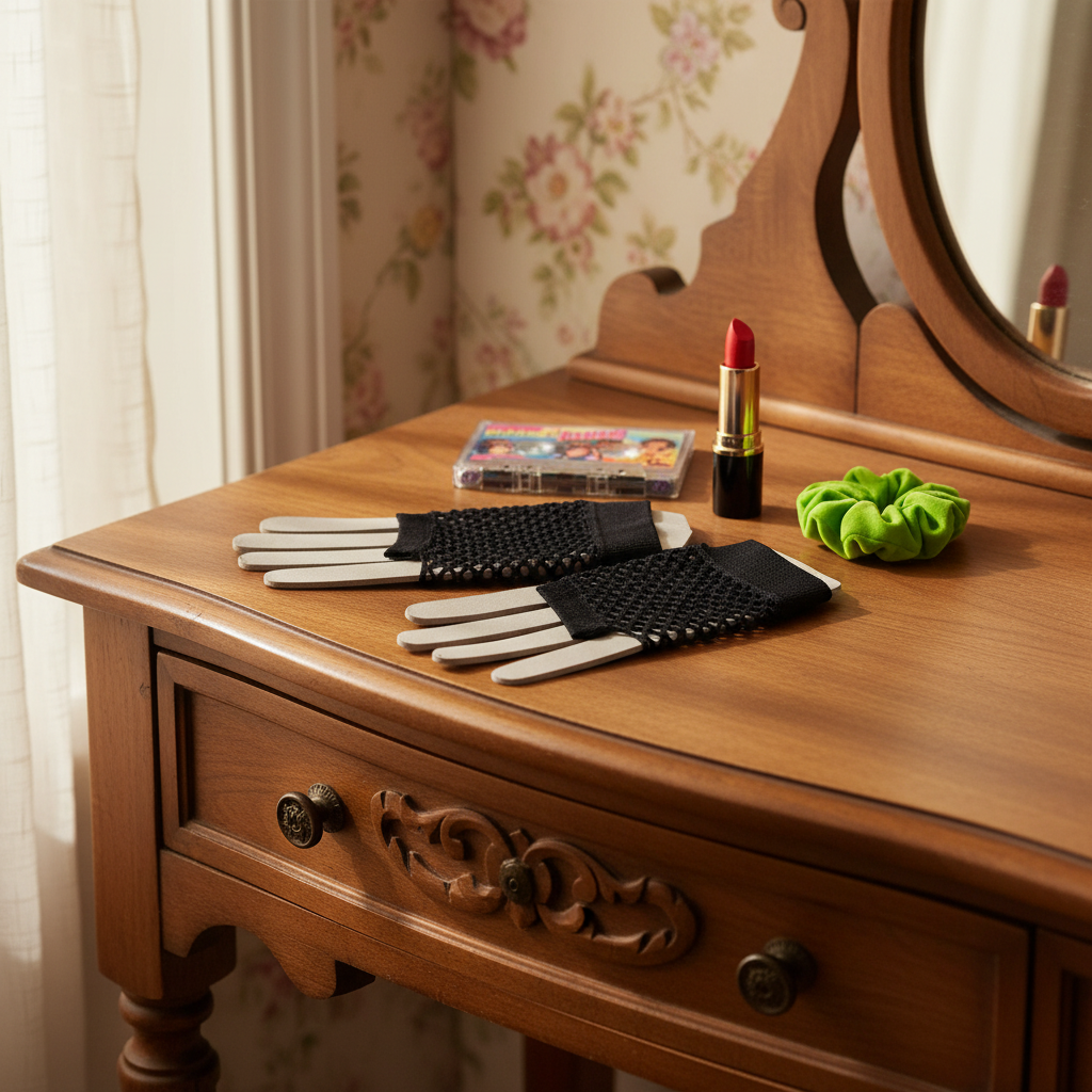 black-net-gloves-dressing-table-scene