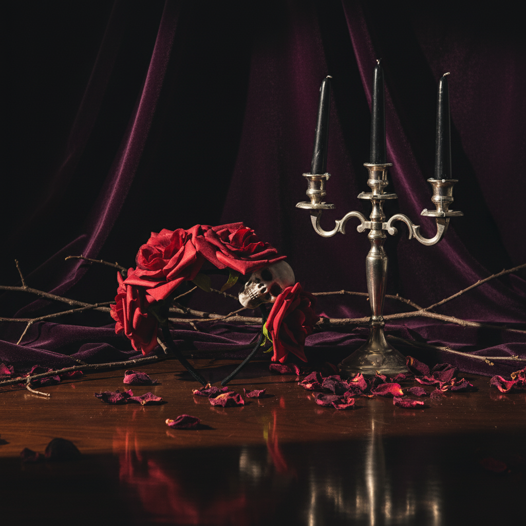 Black Headband With Skull & Flowers | Merthyr Tydfil | Why Not Shop Online