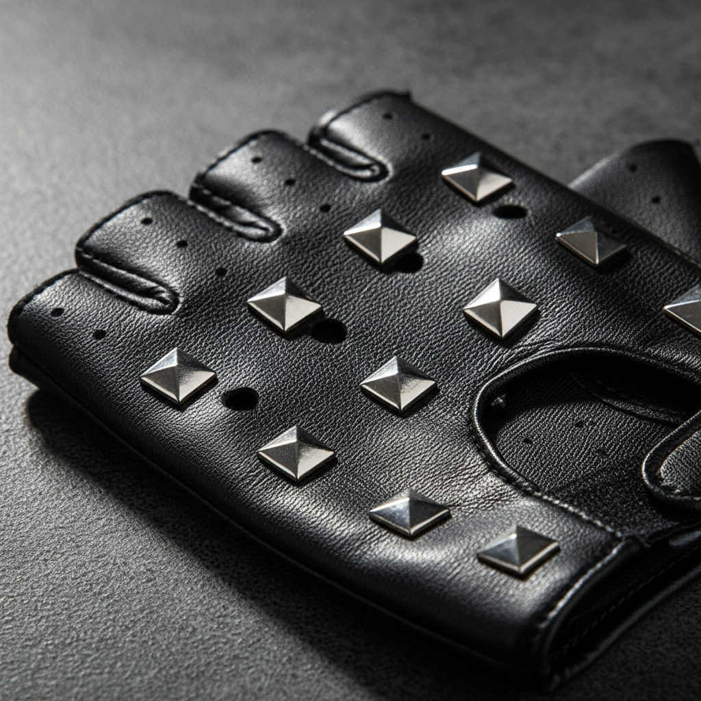 Black Punk Gloves | Merthyr Tydfil | Why Not Shop Online