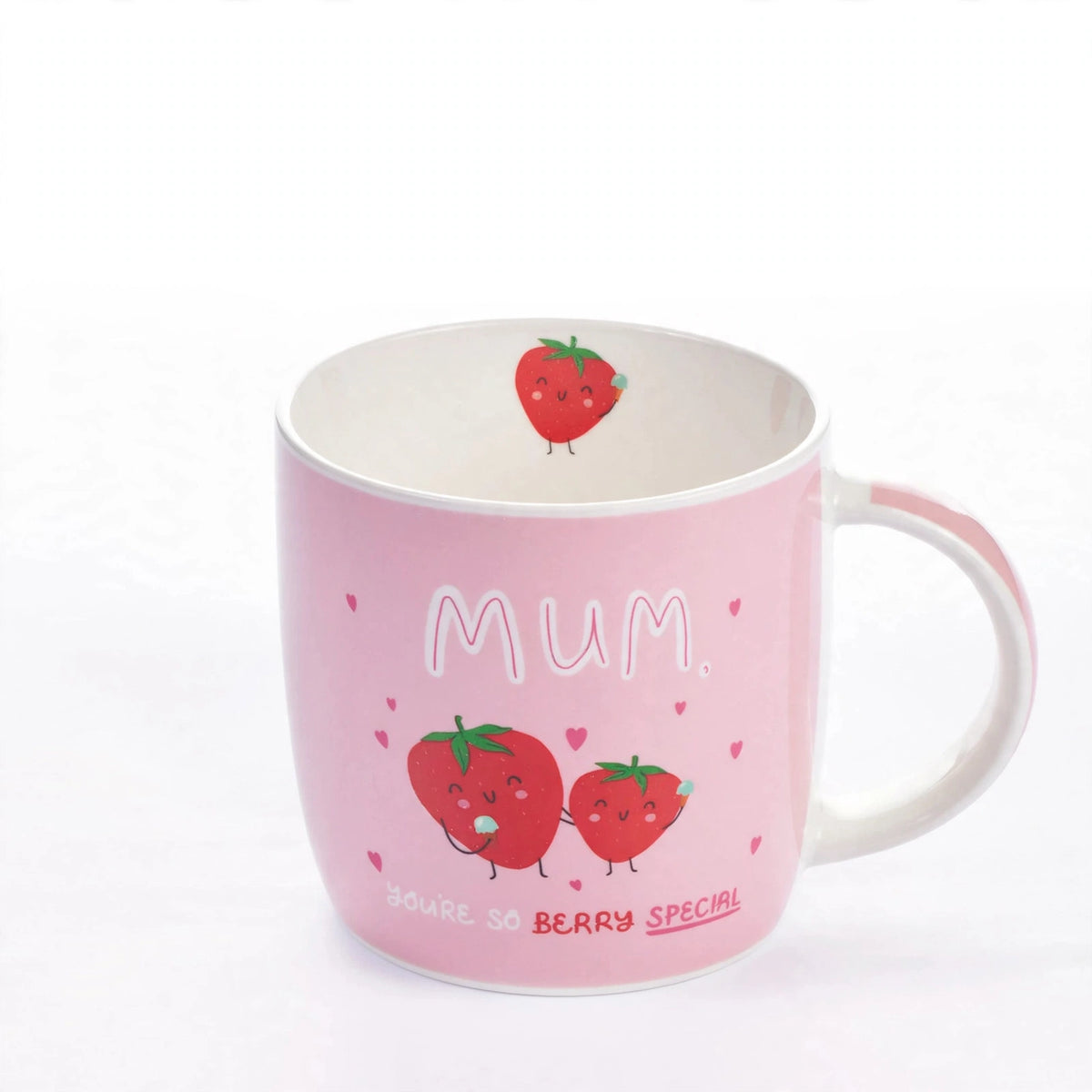 Tiger boxed gift mug with 'Mum You're Berry Special' phrase