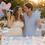 Boy Girl Baby Shower Reveal Photo Props Pack Of 11