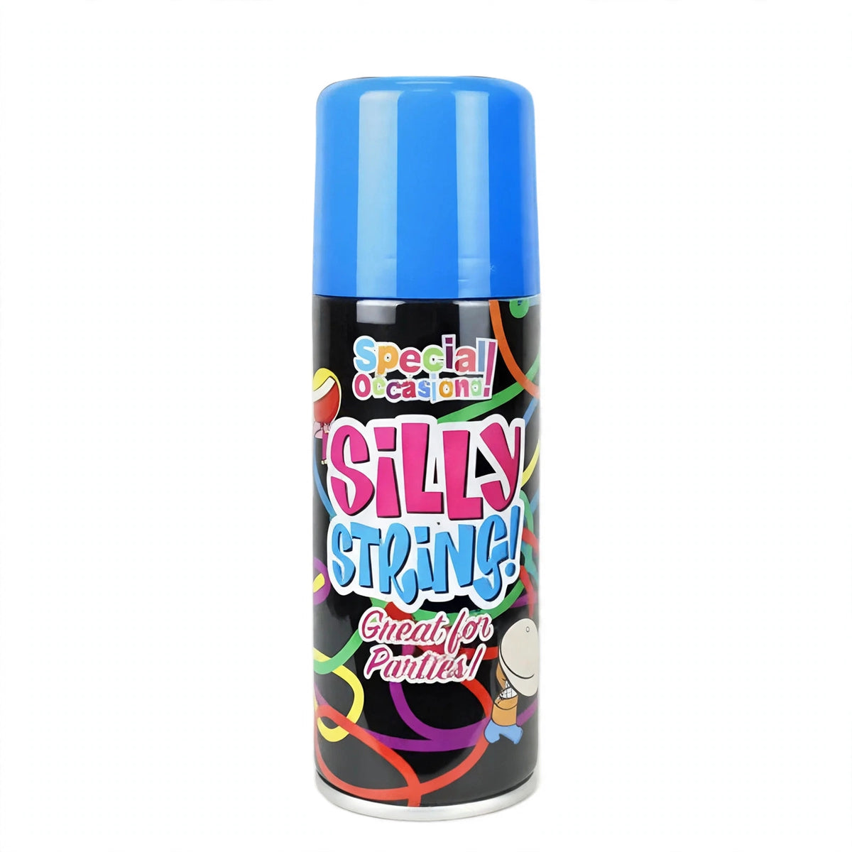 Can of party silly string with 200ml volume