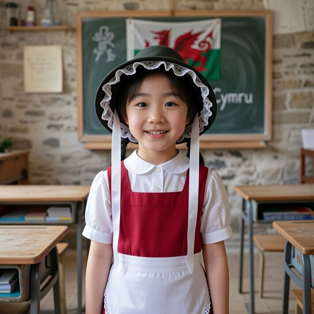 Girls Traditional Cockle-Shell Bonnet Hats Small Young Child Aged 3-7 Years