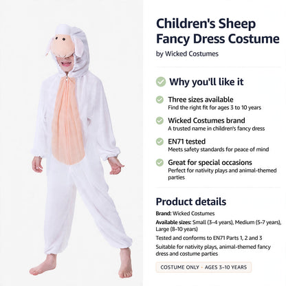 Wicked Costumes brand; tested to EN71 Parts 1, 2 and 3 safety standards