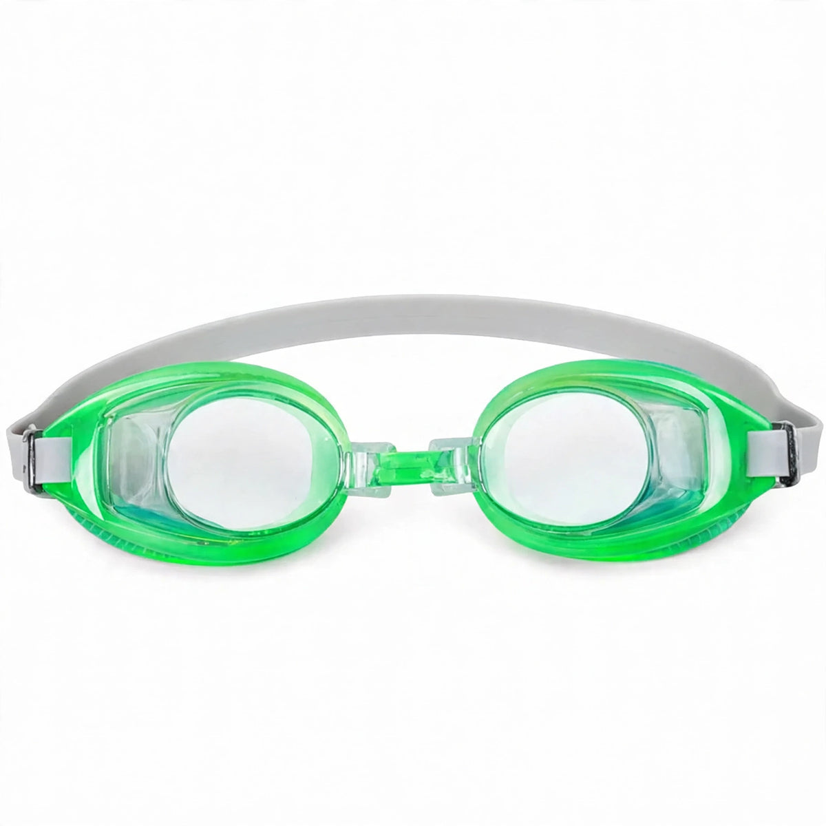 Close-up view of Kids Swimming Goggles highlighting leak-resistant seal and adjustable strap