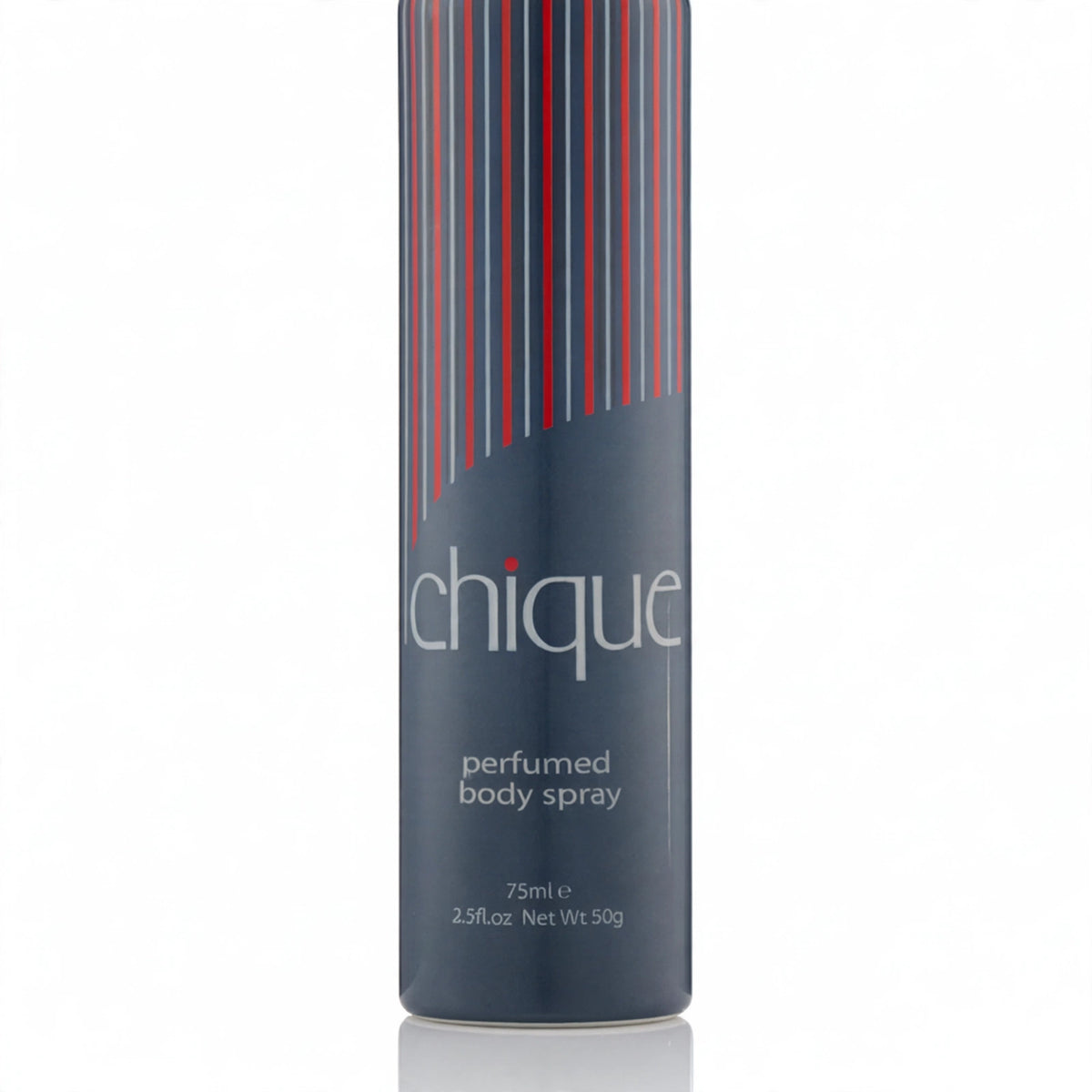Close-up view of Chique 75ml Perfumed Body Spray bottle by Taylor of London