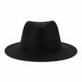 Classic Black Fedora Hat with timeless fedora shape in black