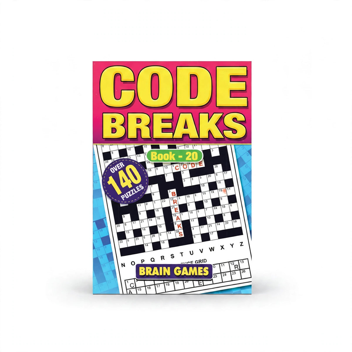 Code Breaks Puzzle Book A5 with code-breaking number puzzles by WF Graham
