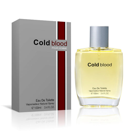 Fine Perfumery Cold Blood 100ml EDT Spray For Men