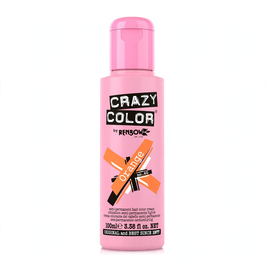 Detailed view of Crazy Color Orange Semi-Permanent Hair Dye