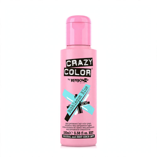 Crazy Color Bubblegum Blue Semi-Permanent Hair Dye in a 100ml tube