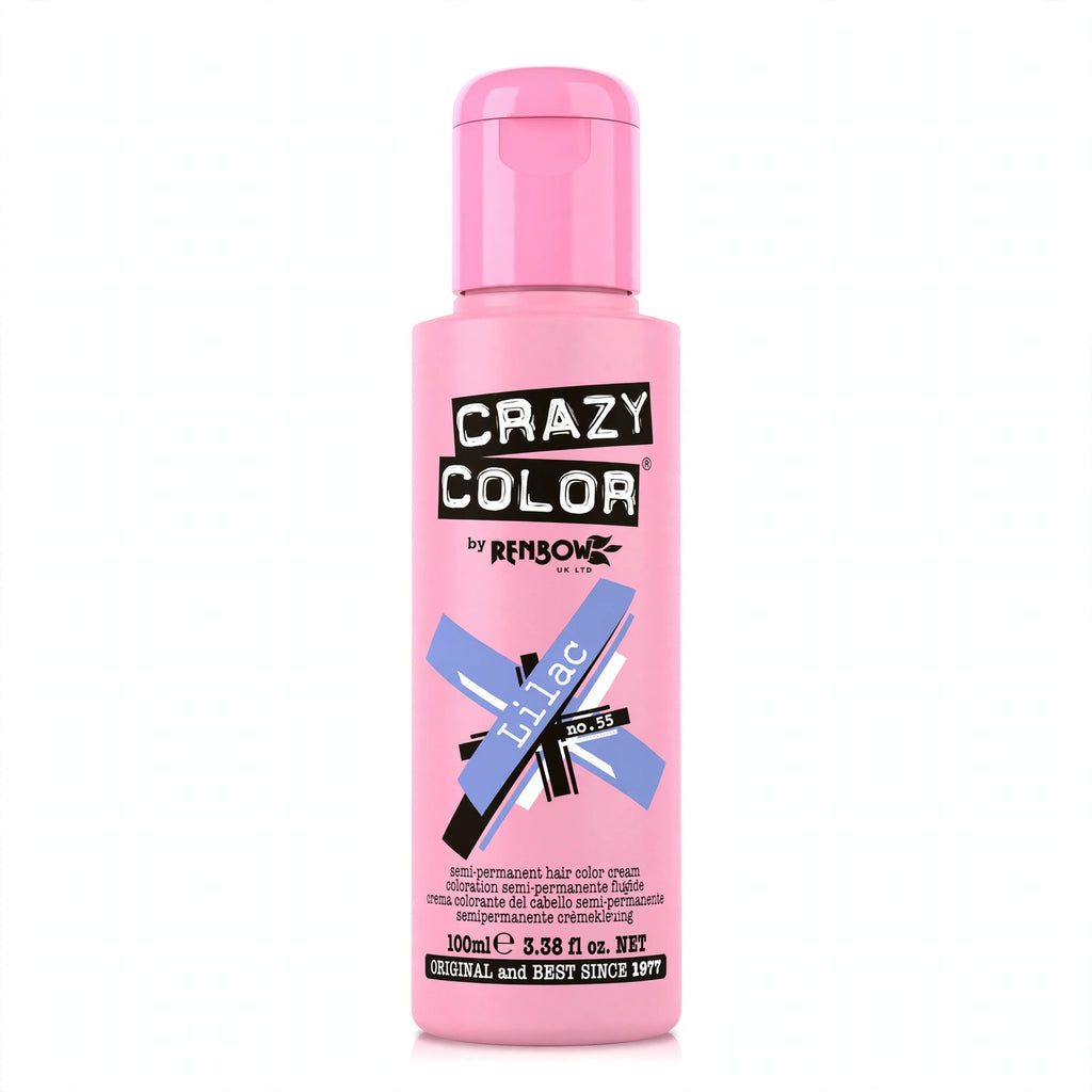 Detail view of Crazy Color Lilac hair dye tube